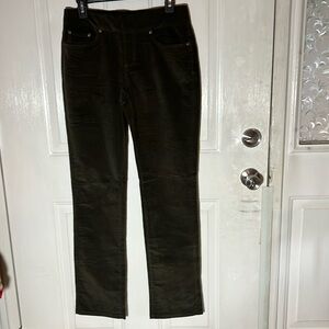 NWOT Sahalie Corduroy Straight Leg Pull Up Pants size 6